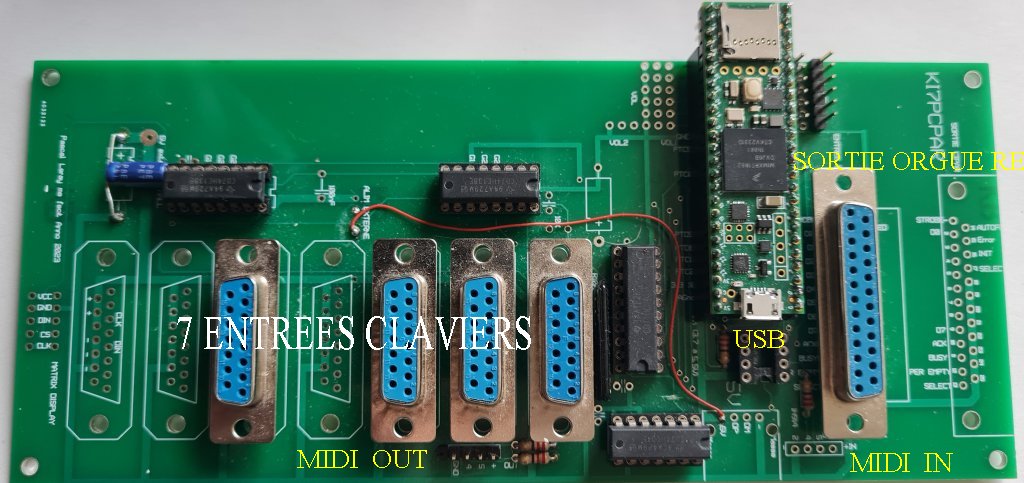 Carte KI7-MIDI-USB