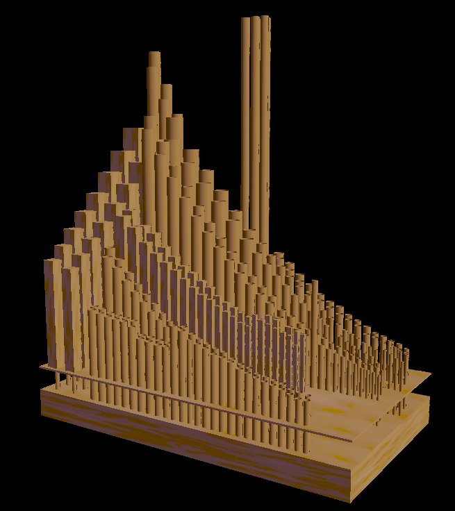 CAO Sommiers — vue 3D
